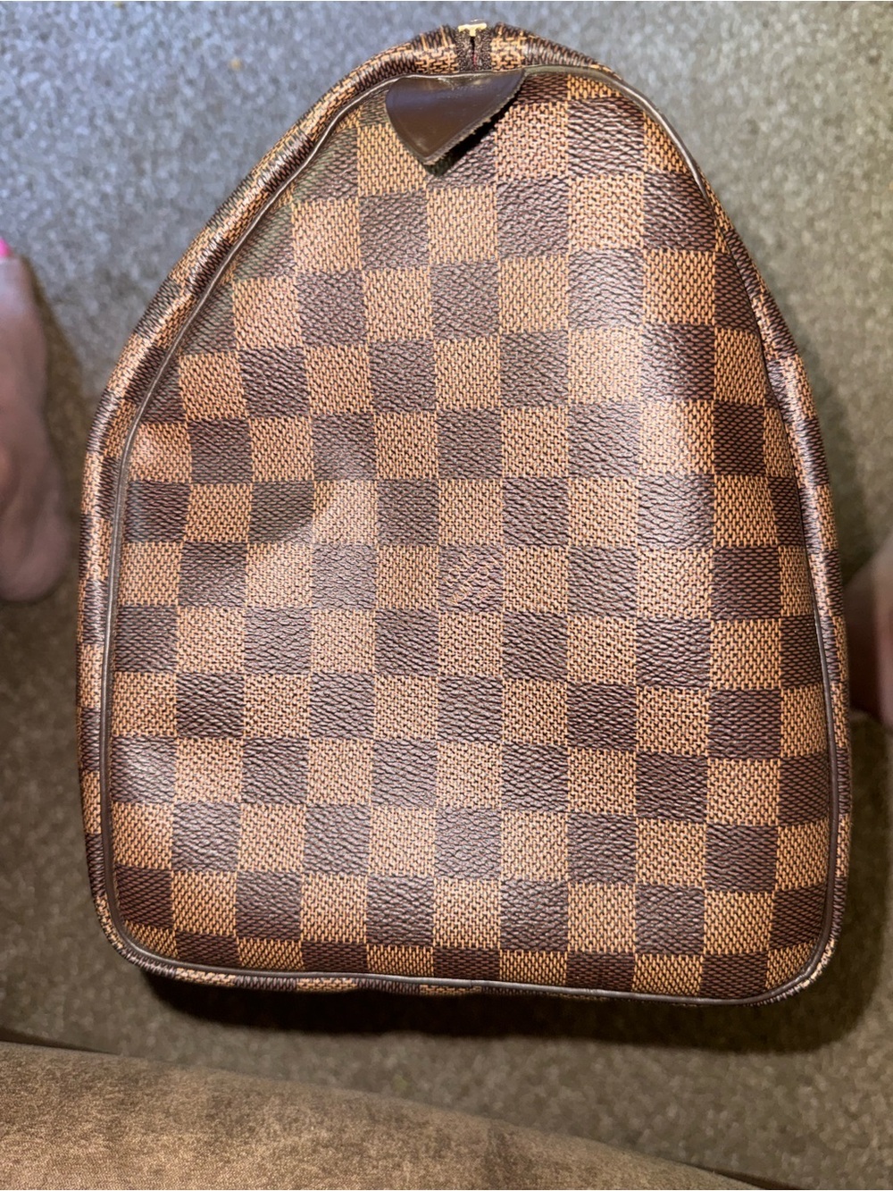 Louis Vuitton Speedy 35 Damier
Ebene Brown Monogram Handbag with Wallet. - Picture 10 of 16